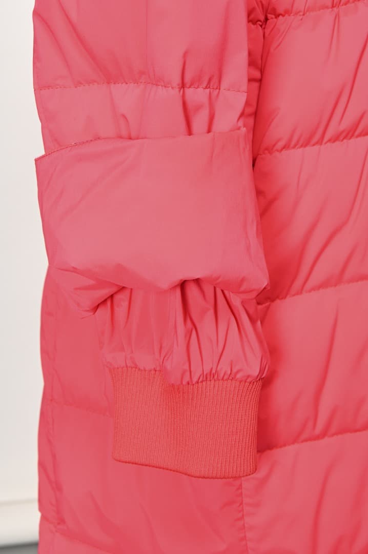 レオナール　フード付き ダウンコート