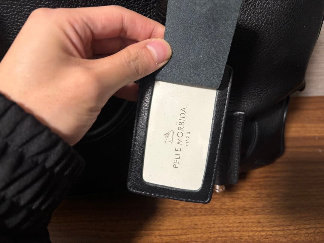 【最終値下】PELLE MORBIDA ブラックビジネスバッグPMO-MB045