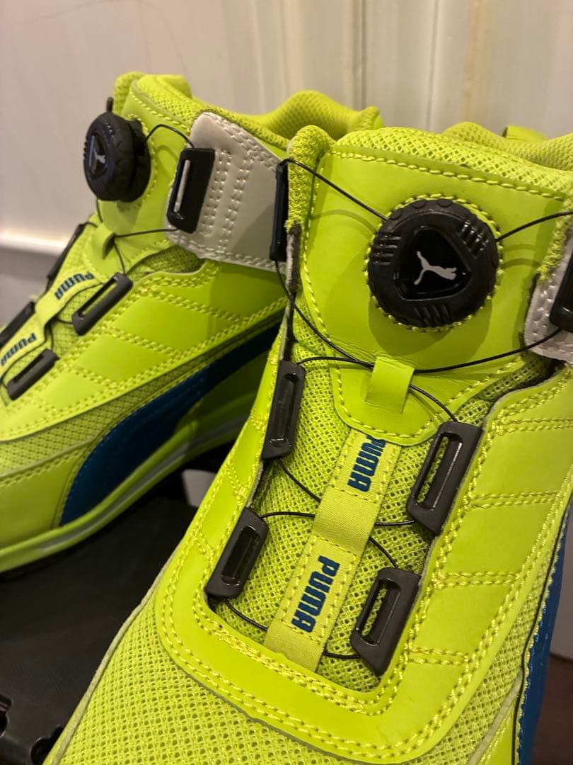 プーマ安全靴　アーバンスイッチバック　Puma 蛍光イエロー BOA ☆新品☆