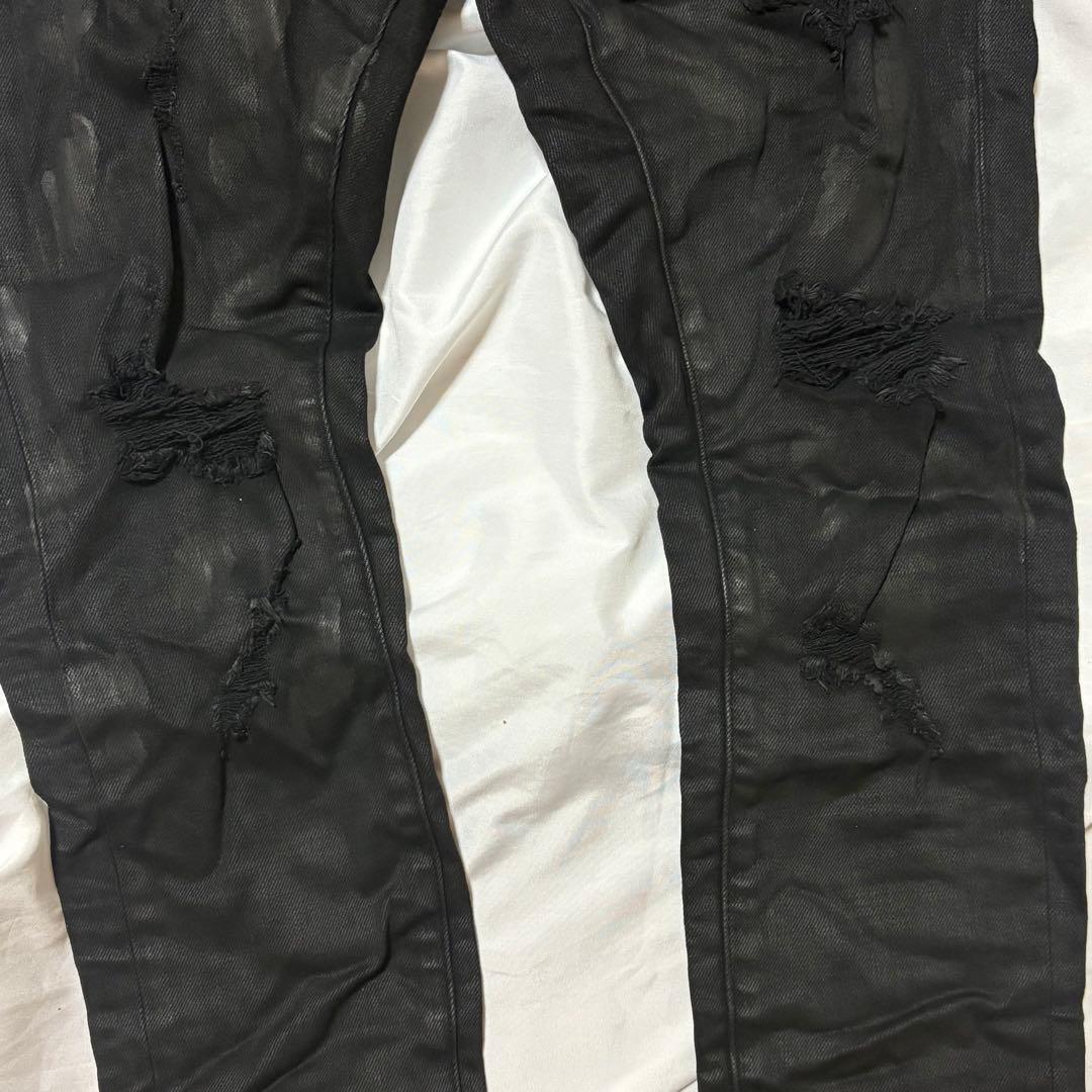 新品［訳あり］29 パープルブランド P001 前後タグありOil Spill