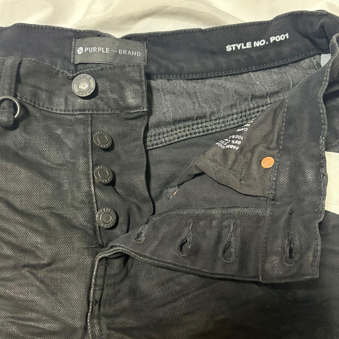 新品［訳あり］29 パープルブランド P001 前後タグありOil Spill