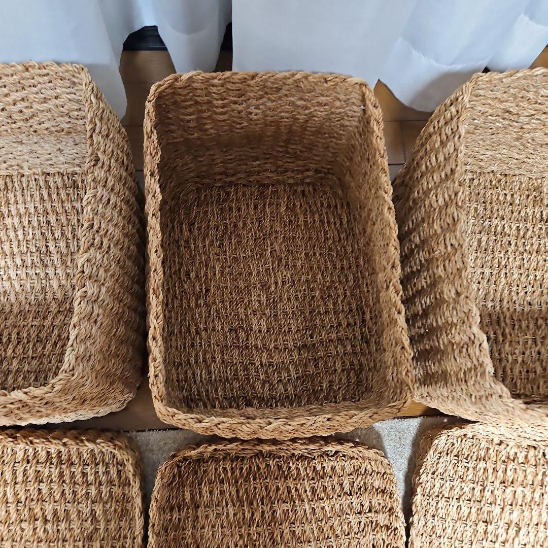 Ｋy o 　無印　蓋付き アバカ　バスケット　廃盤