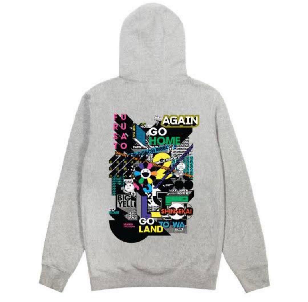 Lサイズ ゆず 村上隆 AGAIN スウェット パーカー