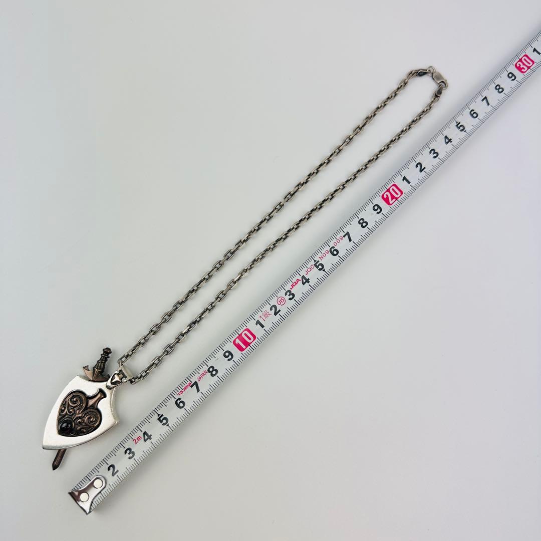 美品　希少　ロードキャメロット　盾と剣のネックレス　アクセサリー　シルバー925