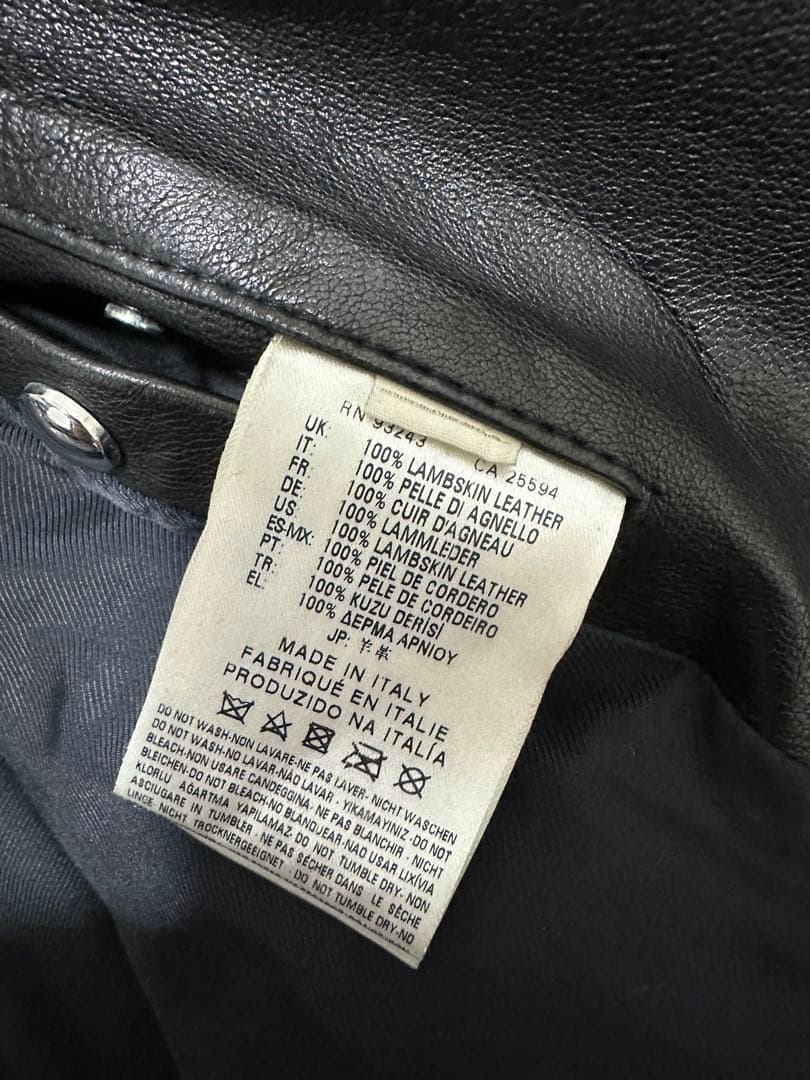 登坂広臣 着用 DIESEL BLACK GOLD ライダース ジャケット