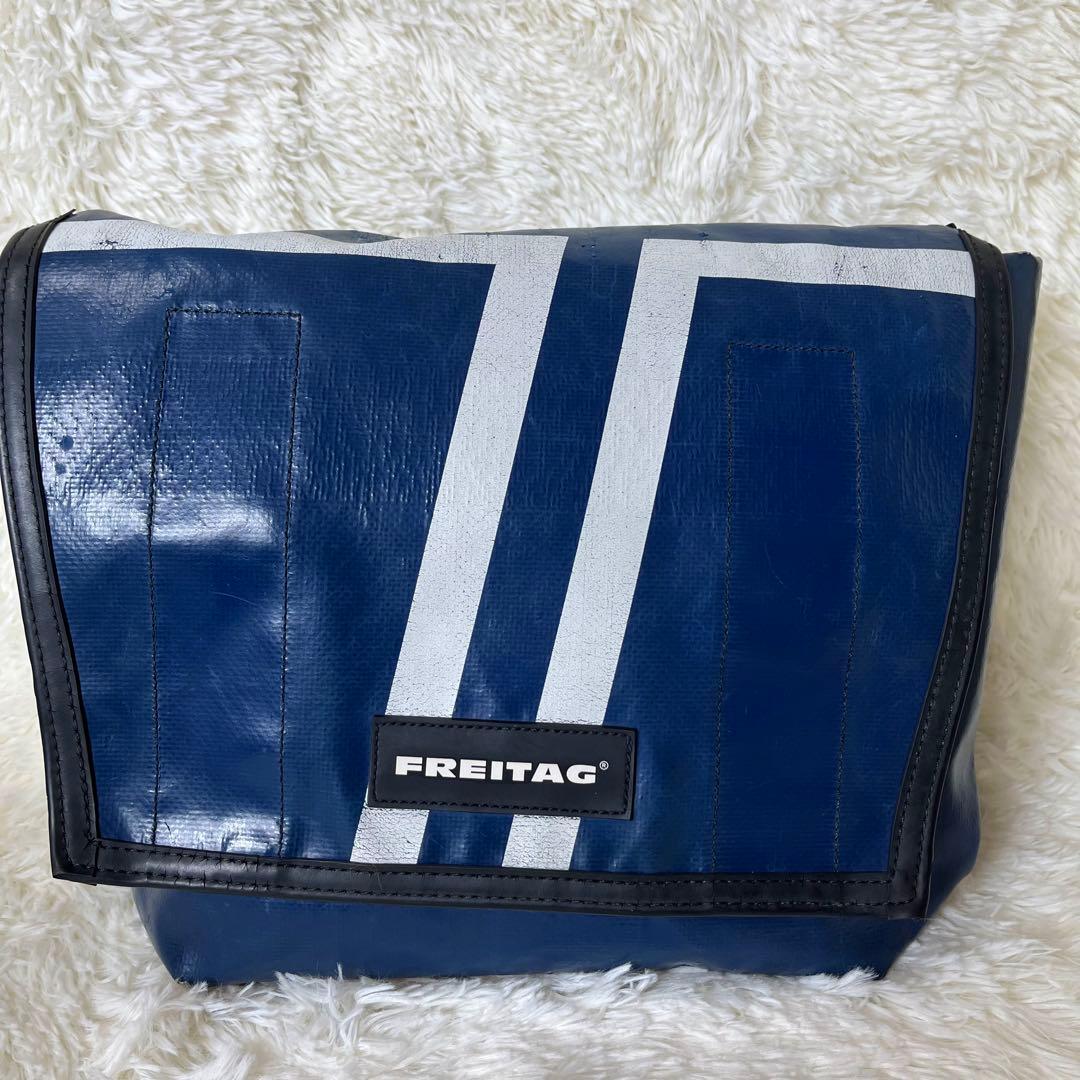 希少 フライターグ F14 DEXTER メッセンジャーバッグ ブルー