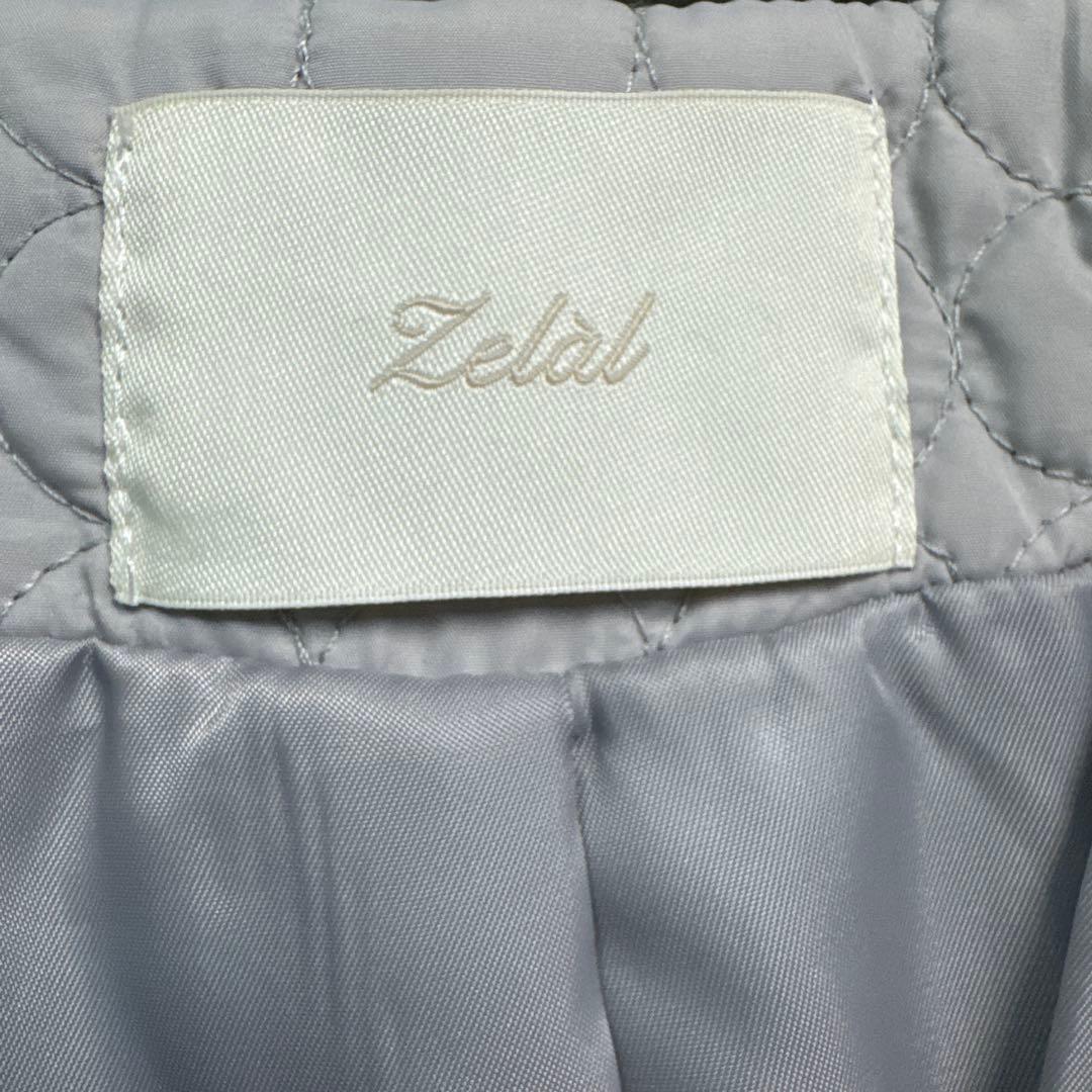 Zelal モッズコート　トレンチコート　キルティングジャケット　13 グレー
