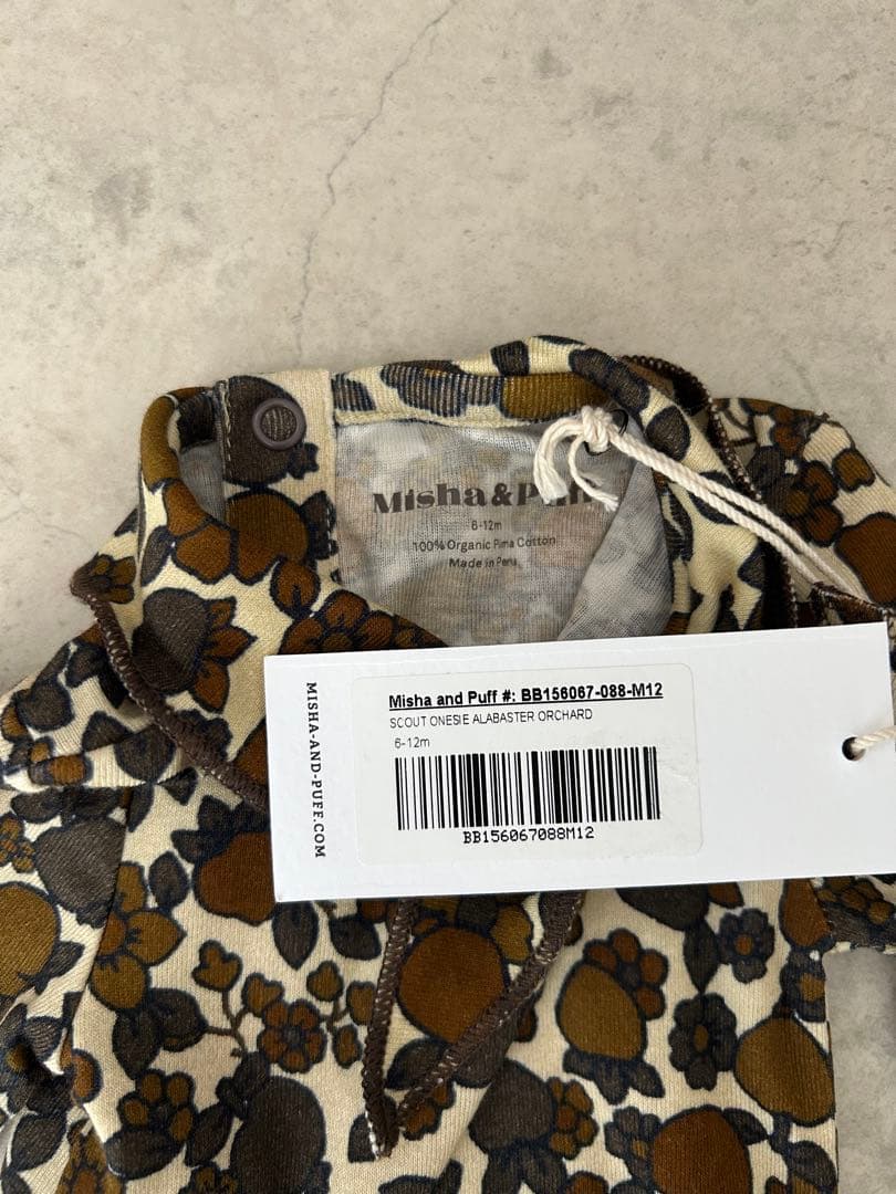 ロンパース・カバーオール misha&puff Baby Scout Onesie 6-12m