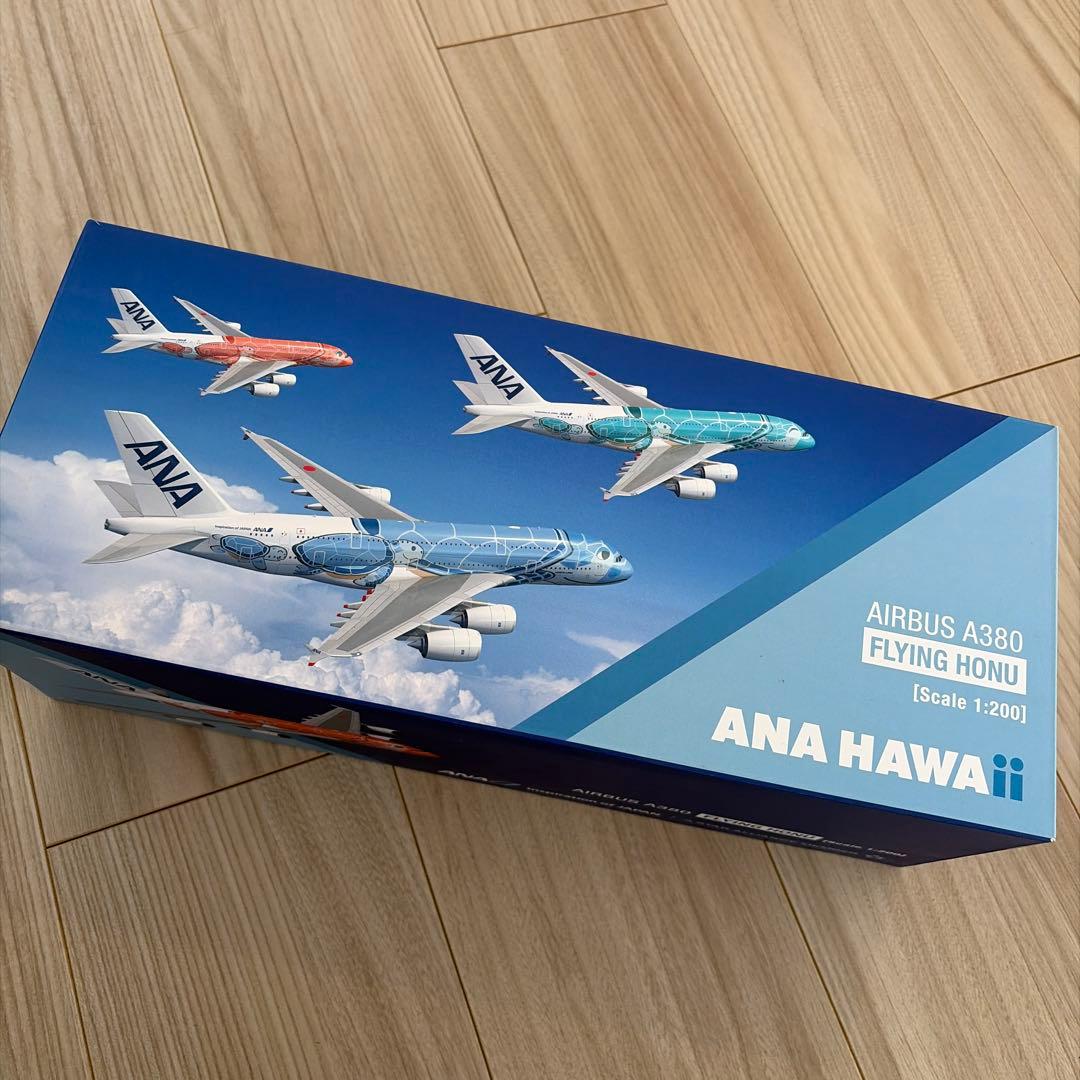 【新品未開封】ANA Airbus A380 FLYING HONU 1/200