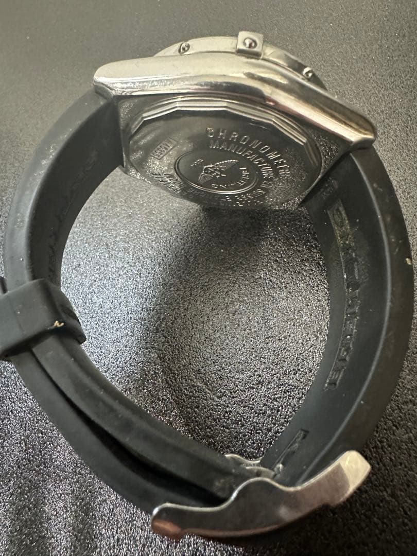 BREITLING ヘッドウィンド　ブルーダイヤルラバーブレスレット