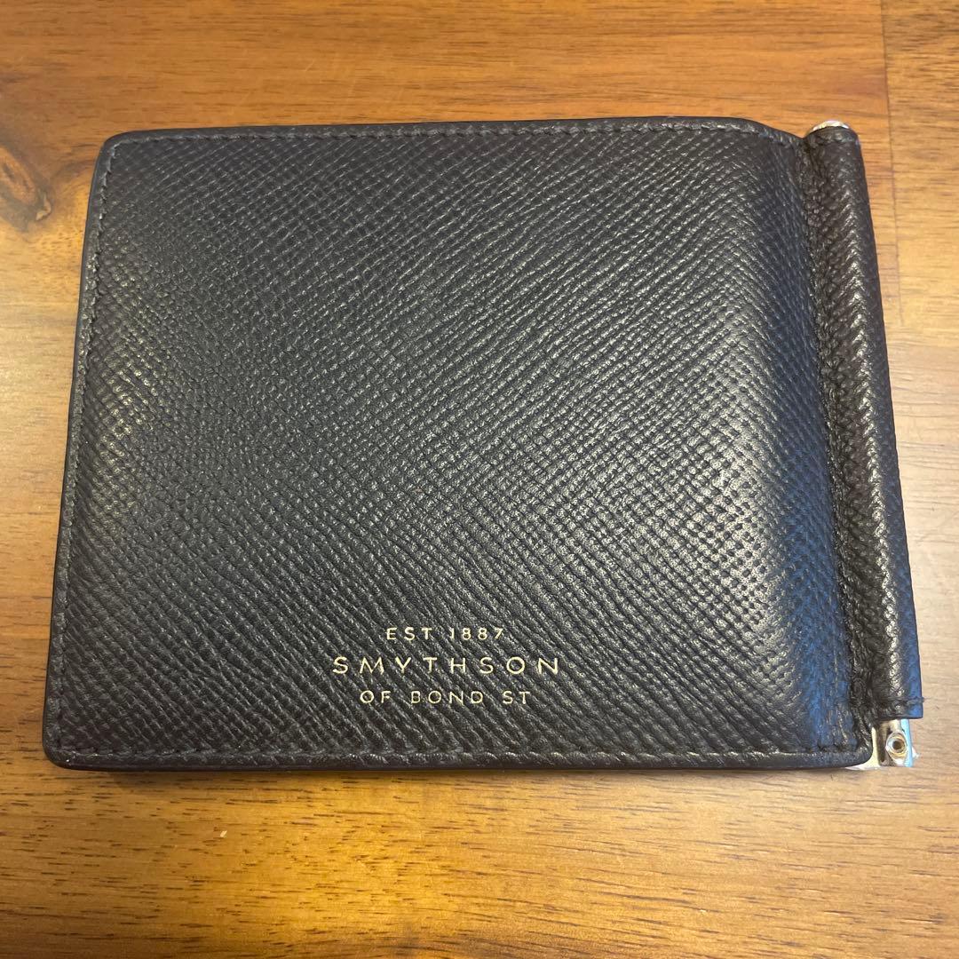 D*E様 SMYTHSON ブラックマネークリップ