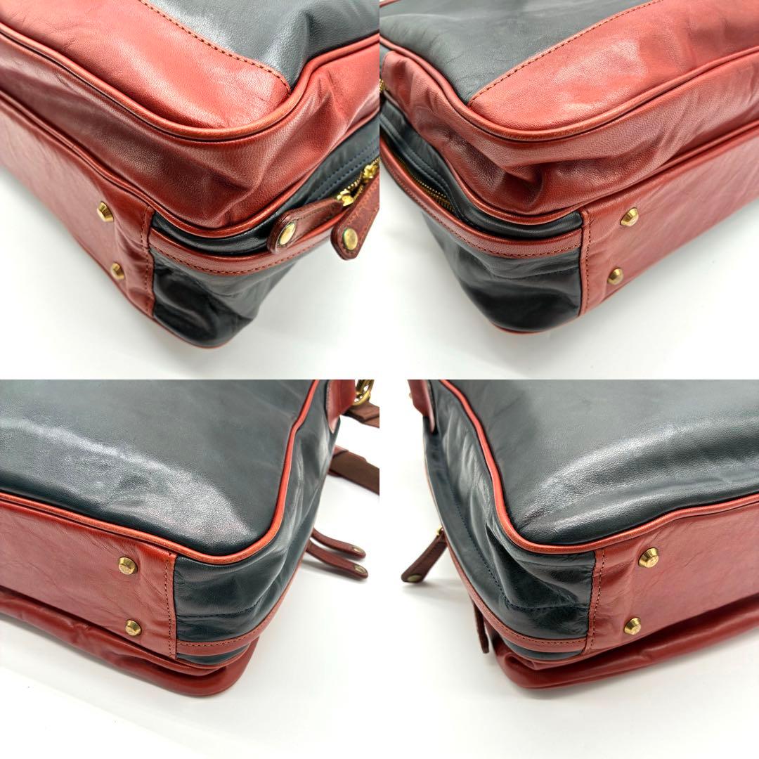 極美品✨ ウォームスクラフツマニフェクチャー ビジネスバッグ 2way