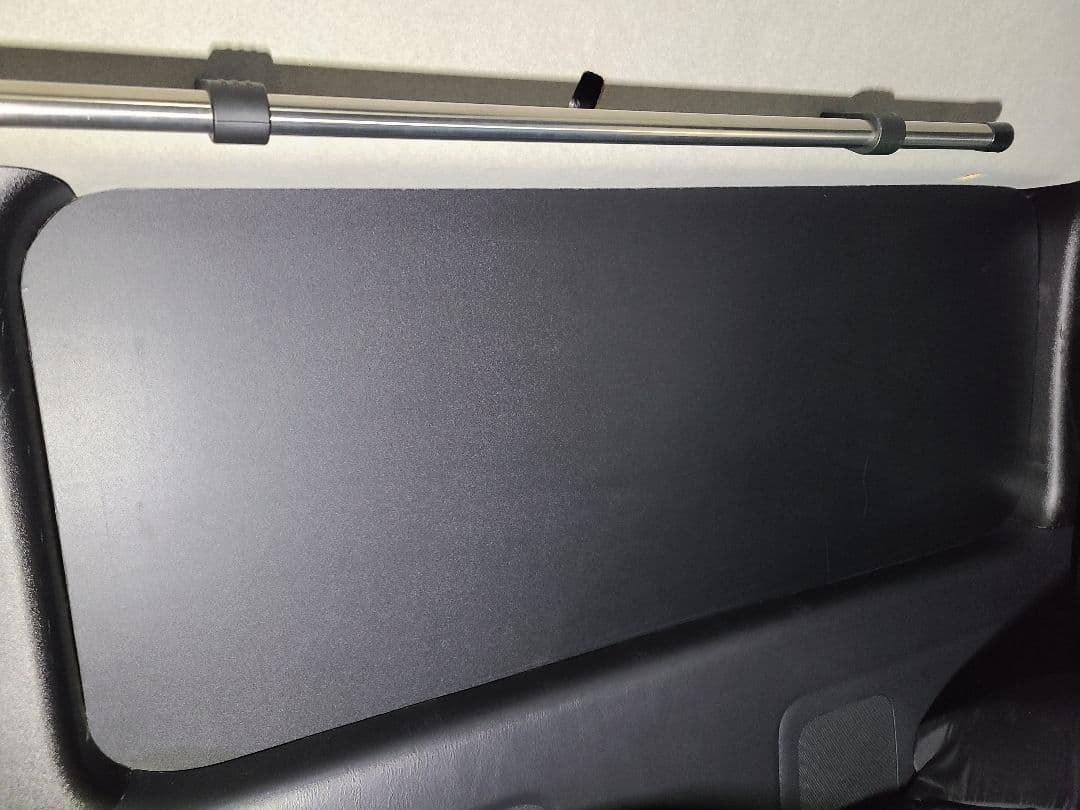 200系ハイエース窓埋めパネル画面艶なし黒仕様ナローワイド共通左右１セット