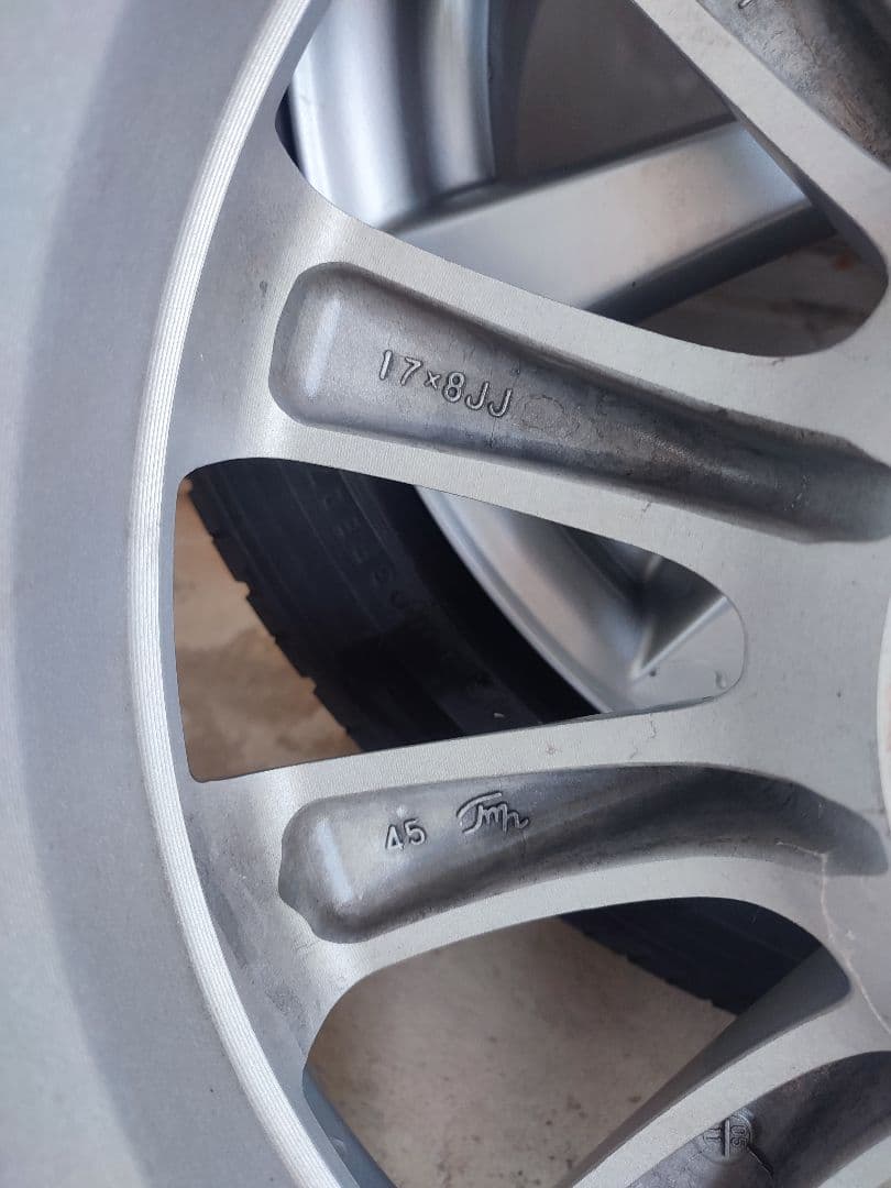 レクサス IS 純正ホイール 17インチ＋タイヤ（215/50/17）4本セット