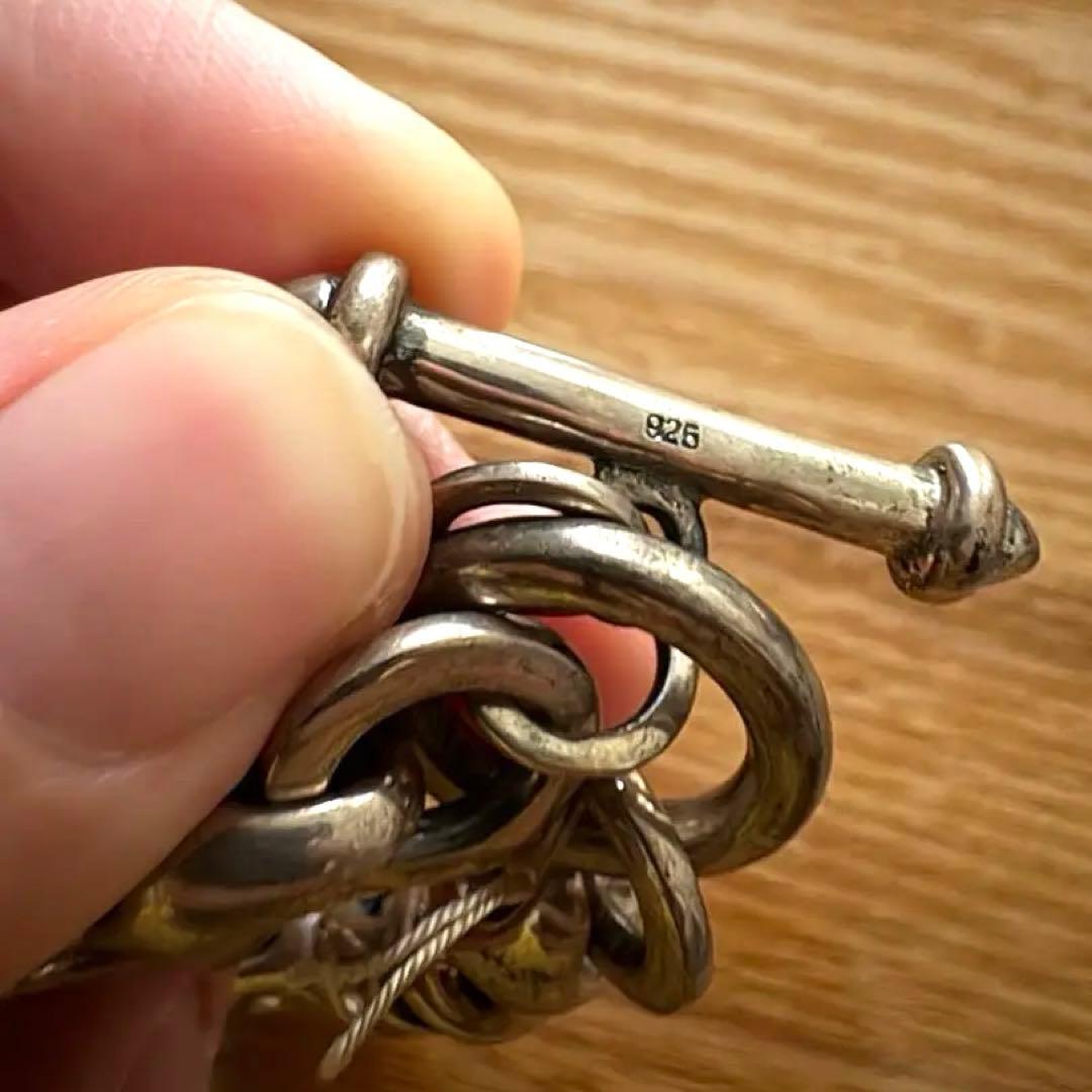 シルバー925 オープンワークブレスレット