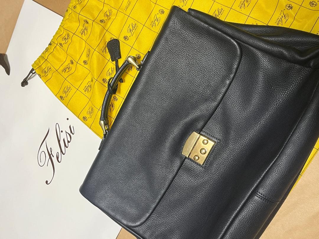 Felisi フェリージ シュリンクレザーブリーフバッグ1997/6/LD+DS