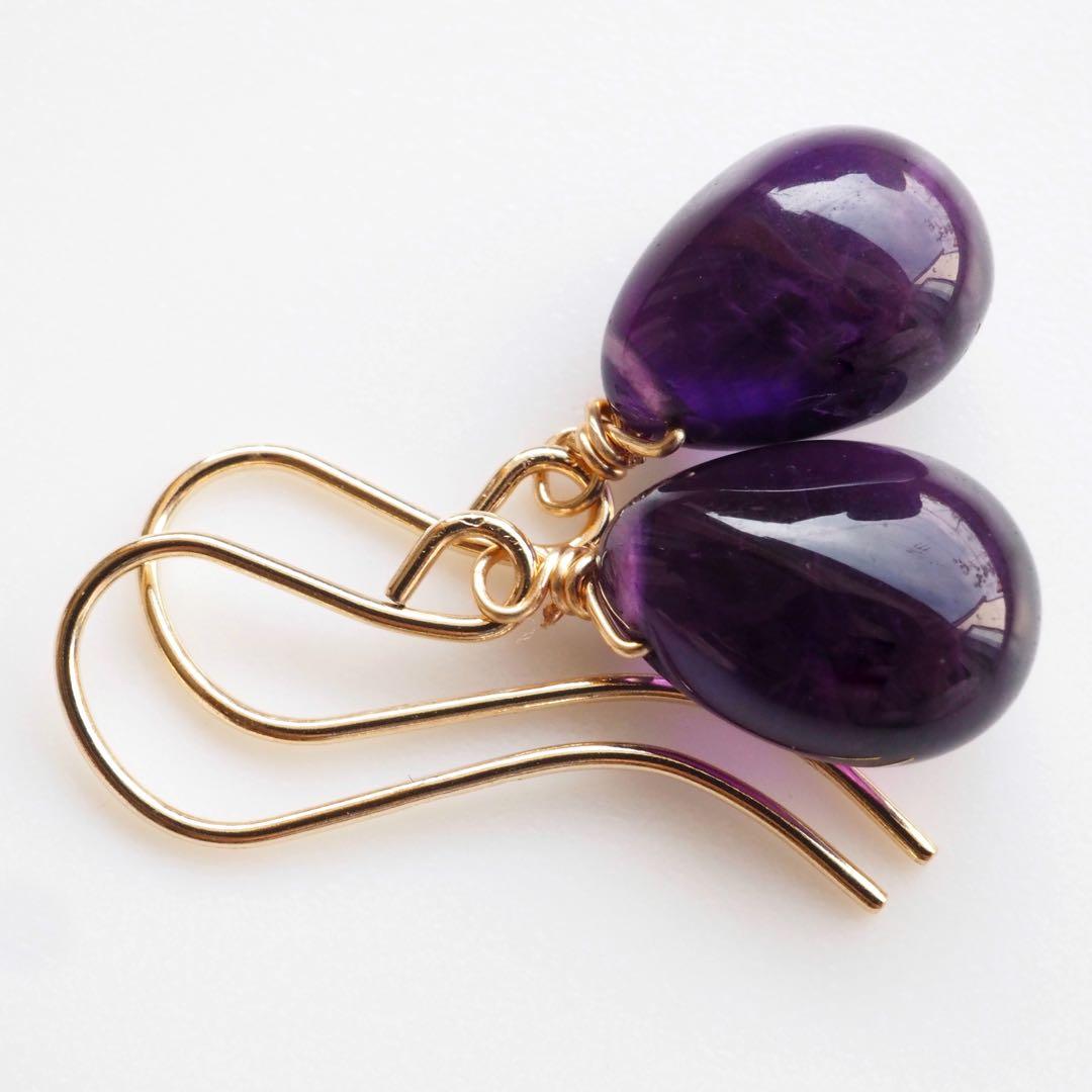 【ひなママ】ラスト！宝石質アイスブルーカルセドニーイヤリング