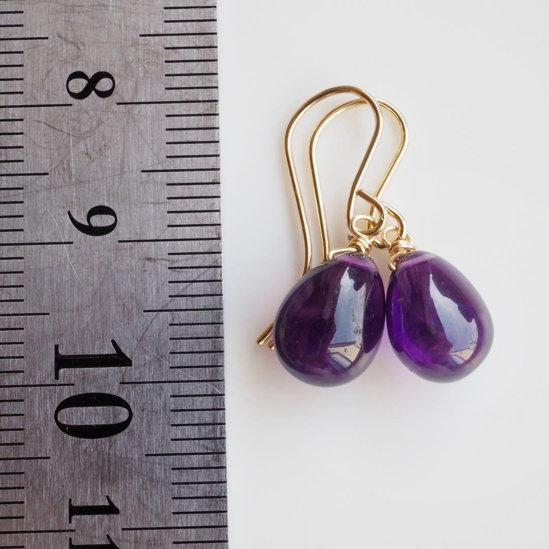 【ひなママ】ラスト！宝石質アイスブルーカルセドニーイヤリング