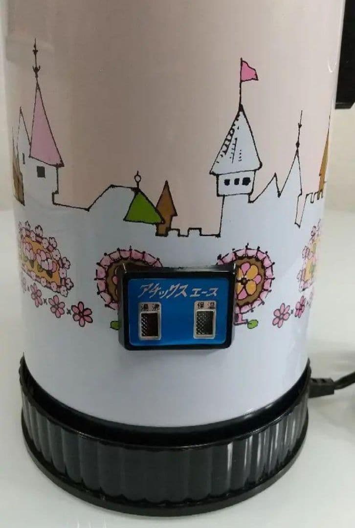 【希少】アンティーク オシャレ 電子ポット 象印 ZOJIRUSHI 魔法瓶