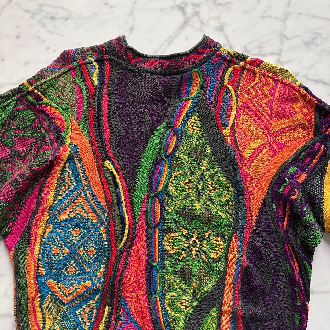 COOGI 3Dニット セーター 白タグ コットン100% オーストラリア製