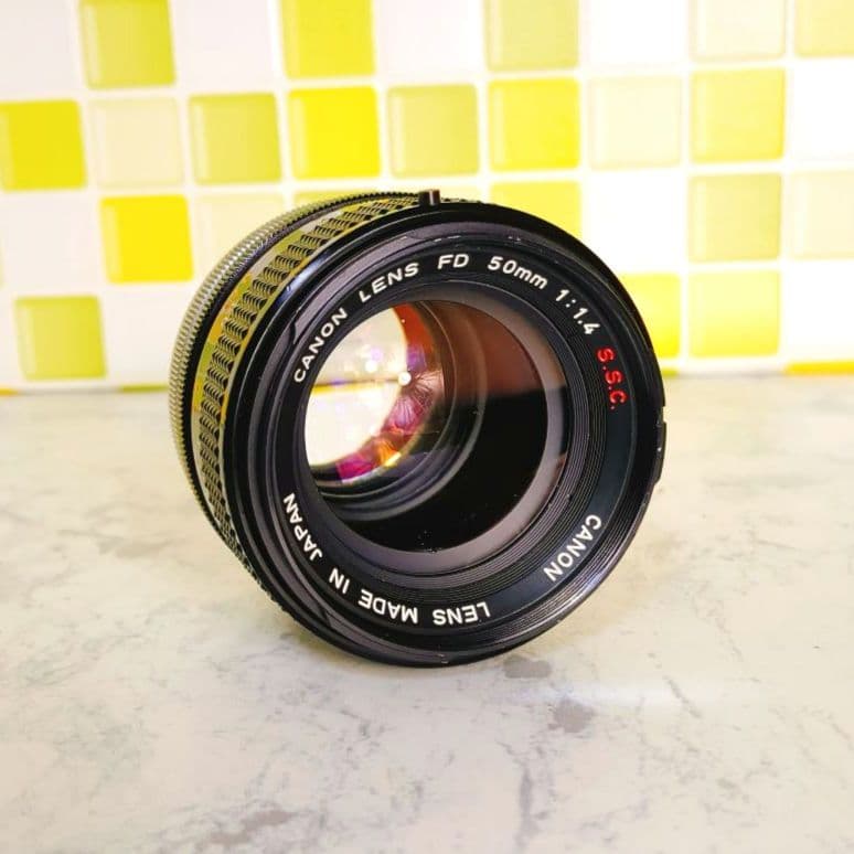 綺麗 Canon キャノン FD S.S.C 50mm F1.4 単焦点 レンズ