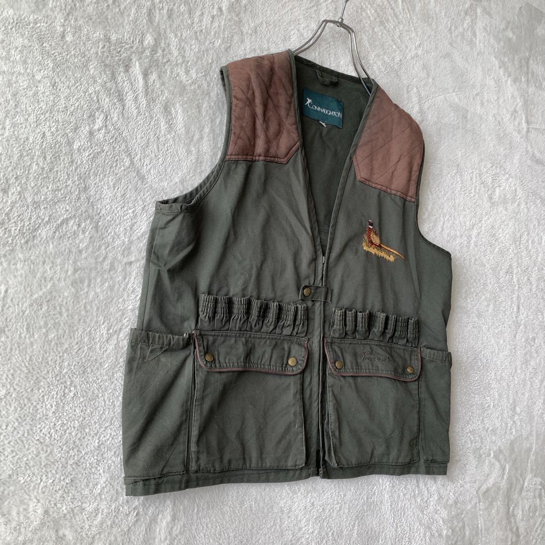 希少 CONNAUGHTON コノートン ハンティング ベスト Vintage