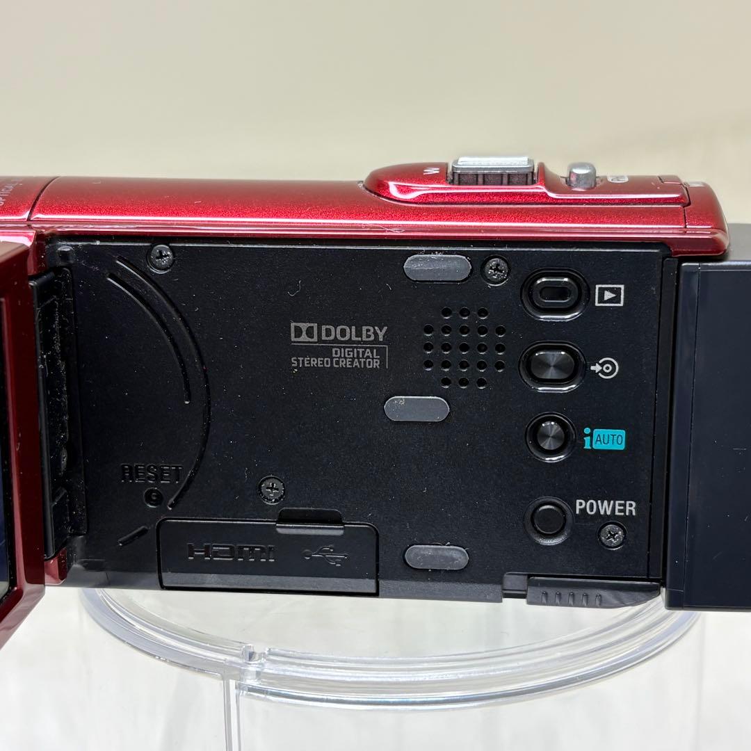 SONY ビデオカメラ　ハンディカム　HDR-CX170 充電器　レッド　動作品