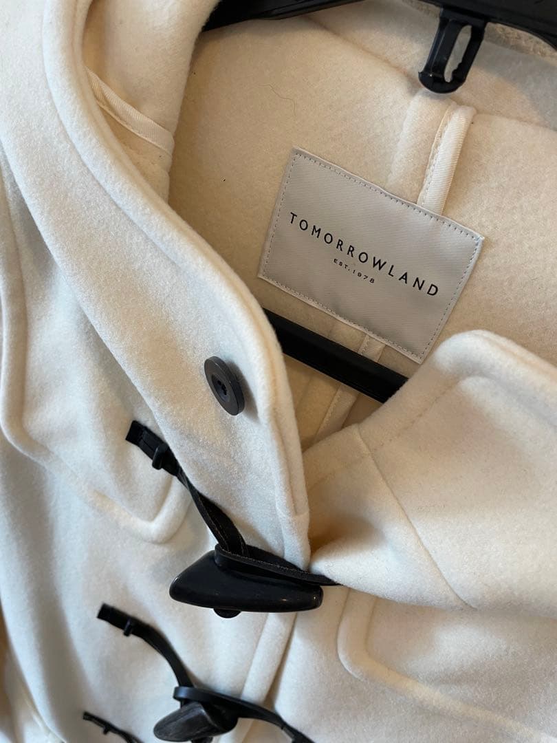 【TOMORROWLAND 】ダッフルコート オフホワイト　美品