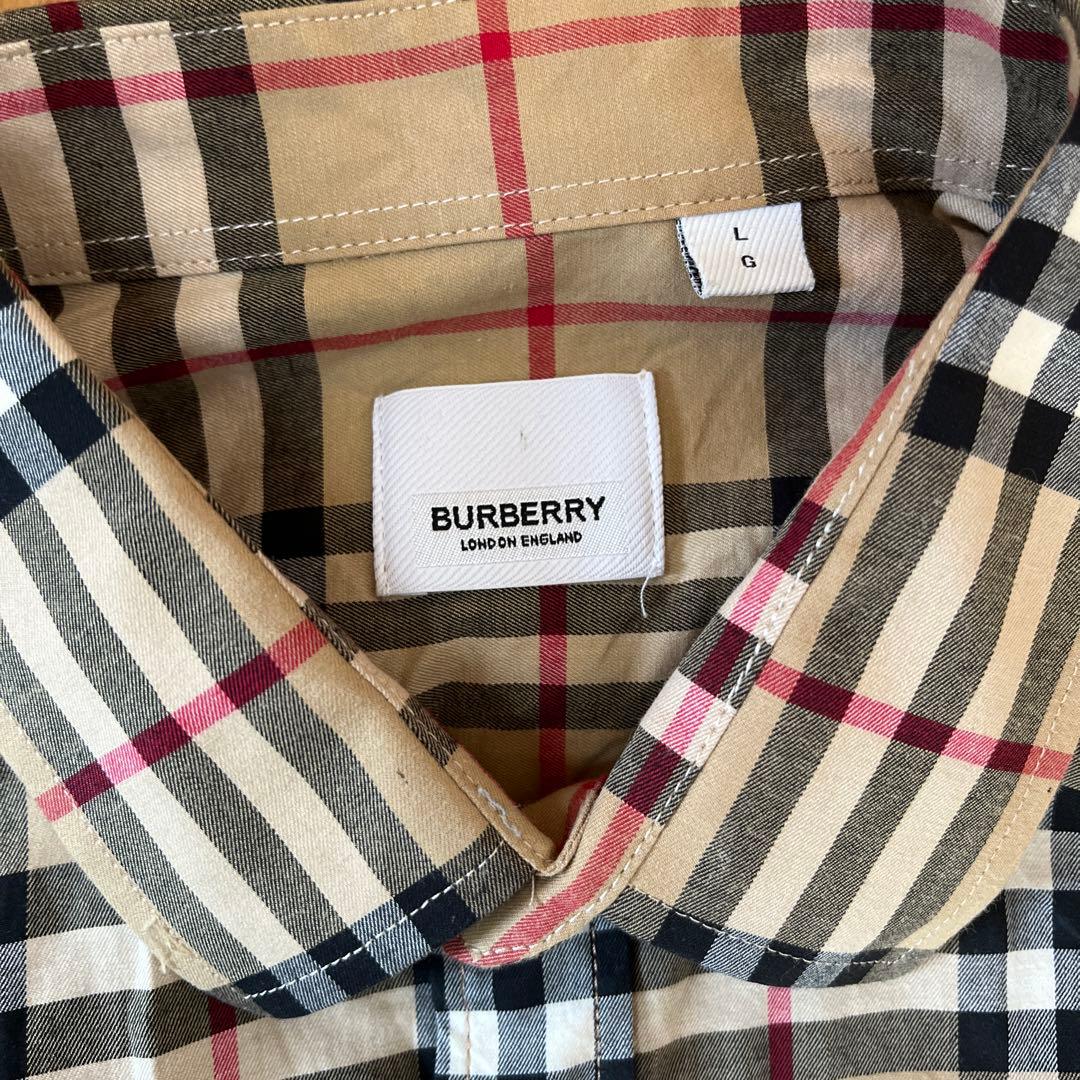 BURBERRY チェック柄シャツ Lサイズ