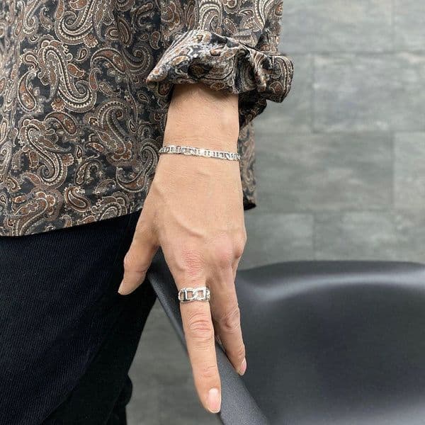 XOLO　anchor link bracelet 6mm ブレスレット