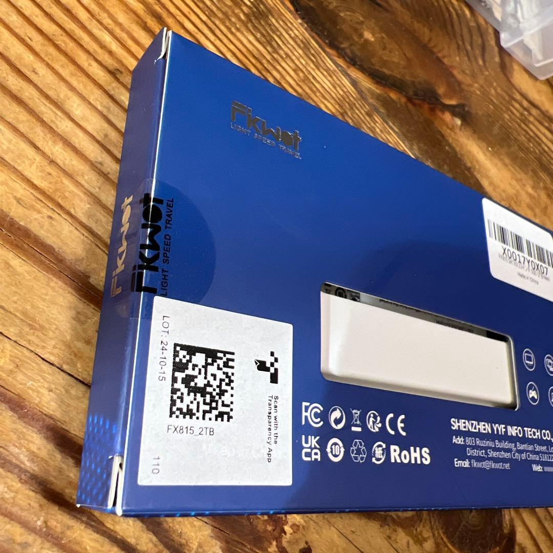 Fikwt Pluto 2TB 2.5インチ SSD