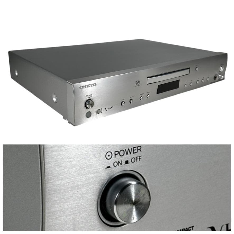 優良美品 ONKYO スーパーオーディオCD/CDプレーヤー C-S5VL(S)