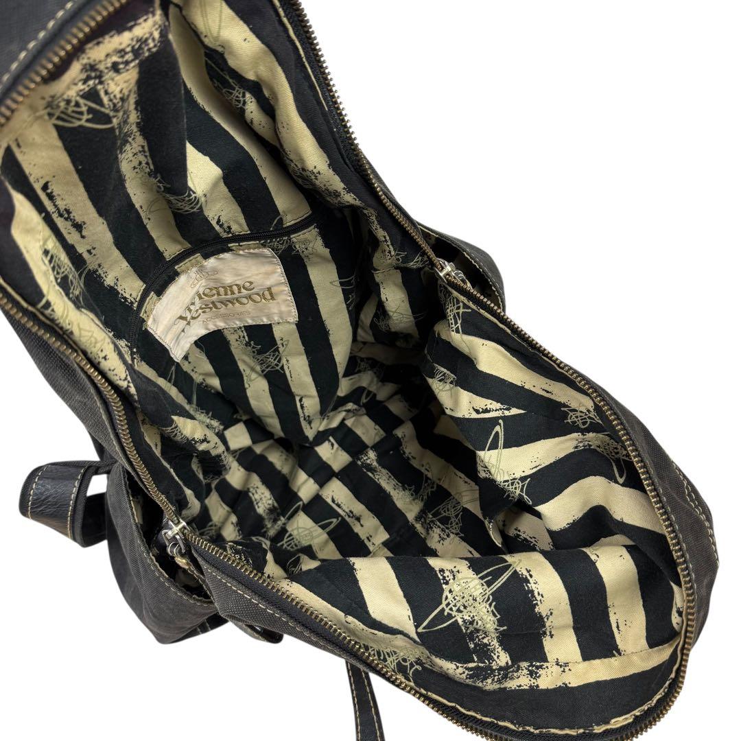 【廃盤品】ヴィヴィアンウエストウッド エッジウェア リュック ビッグオーブ 黒