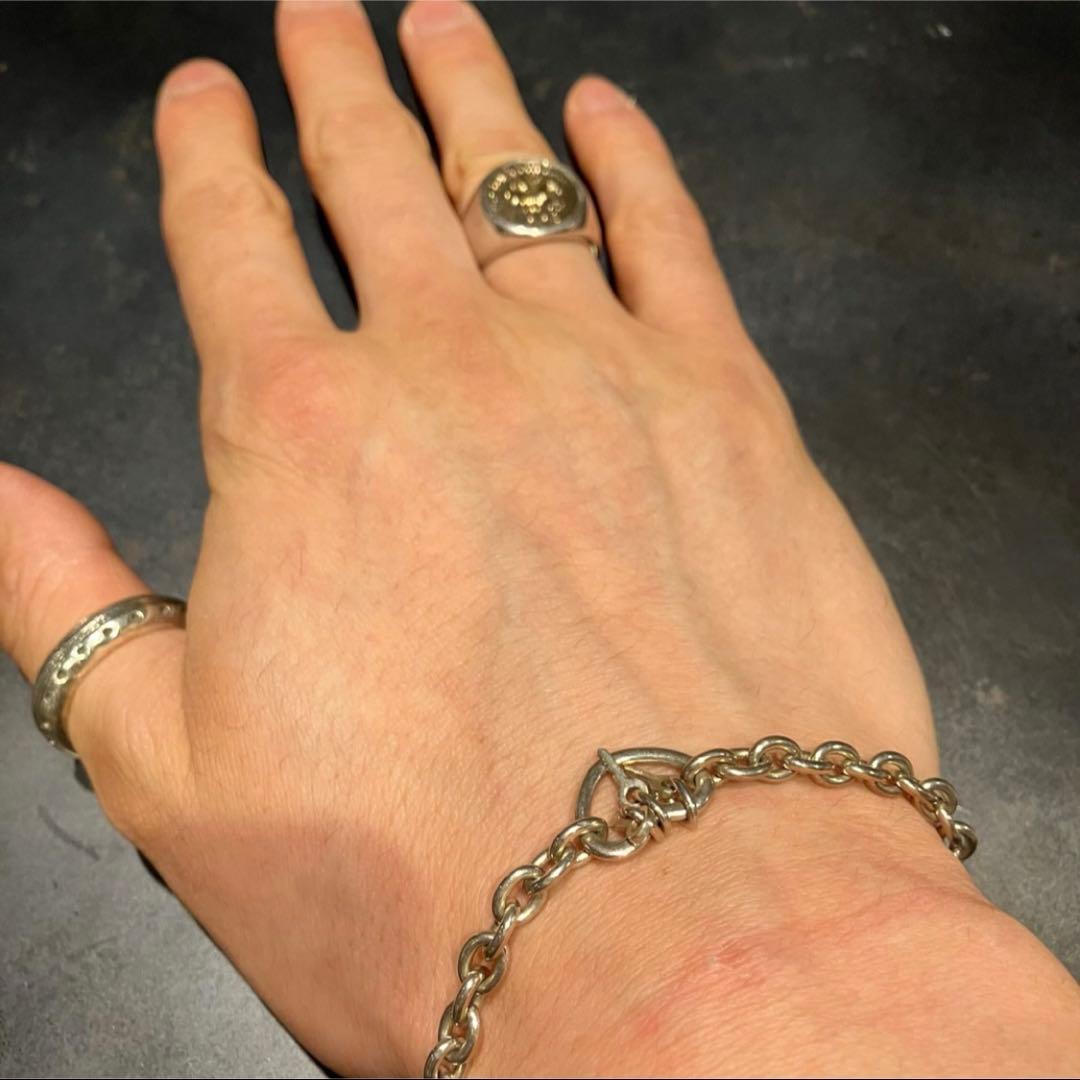 SILVER925 HEART BRACELET/シルバー/ブレスレット