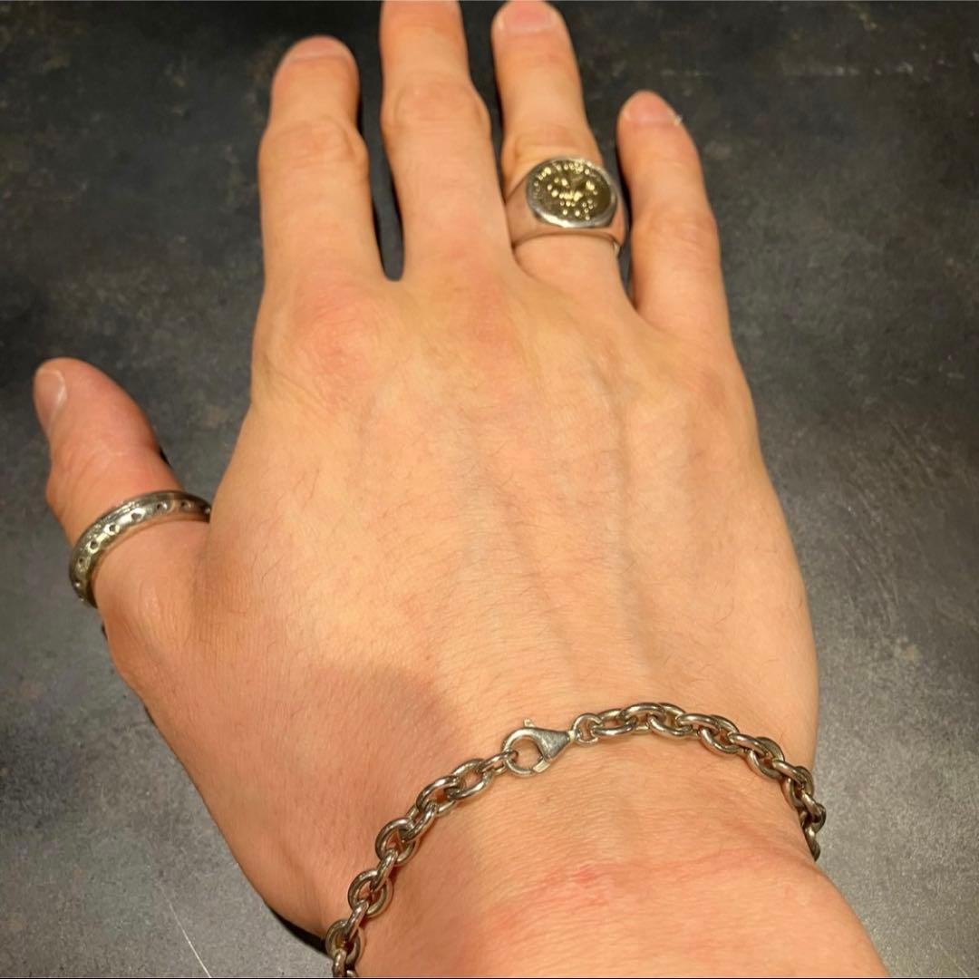 SILVER925 HEART BRACELET/シルバー/ブレスレット