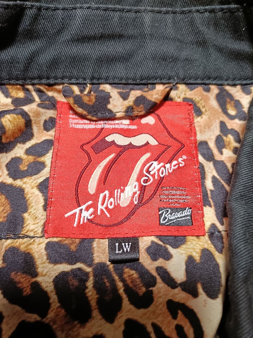 The Rolling Stones ブラックジャケット　Lサイズ