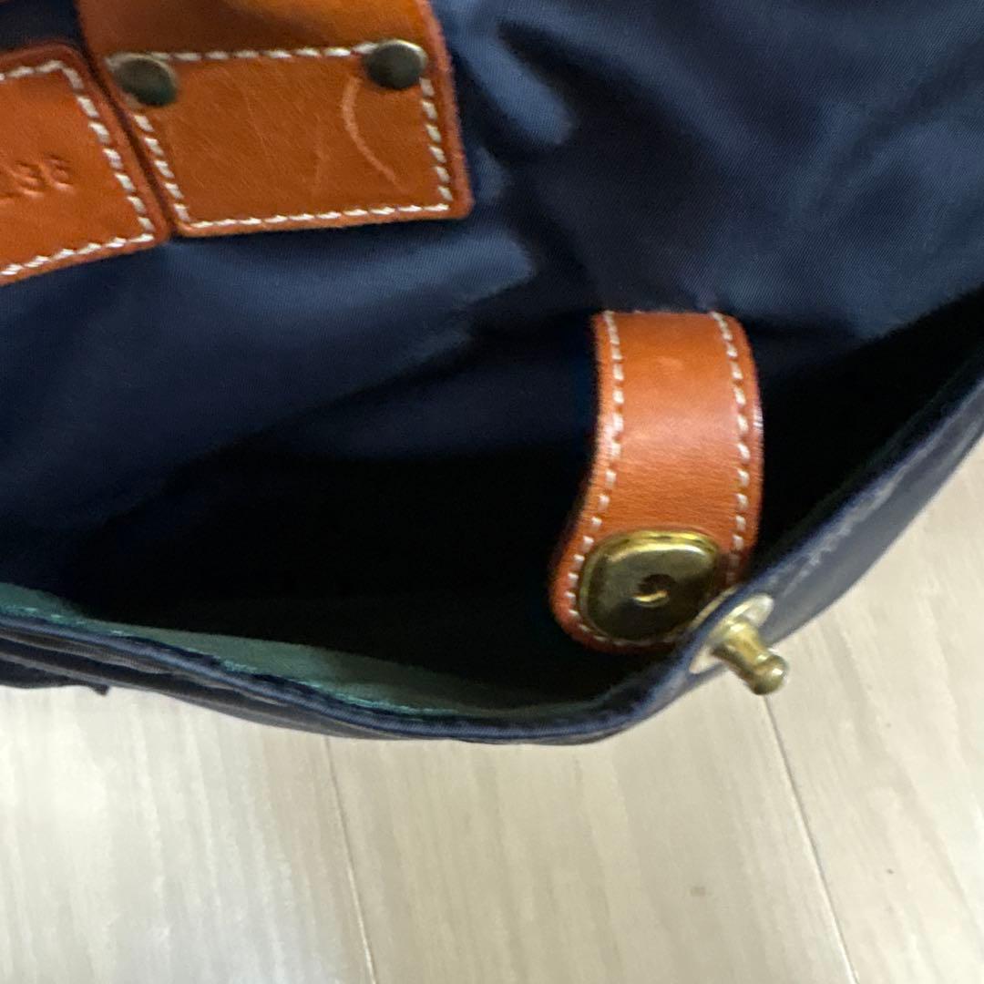 Felisi フェリージ 9236/DS トートバッグ ネイビーブラウン レザー