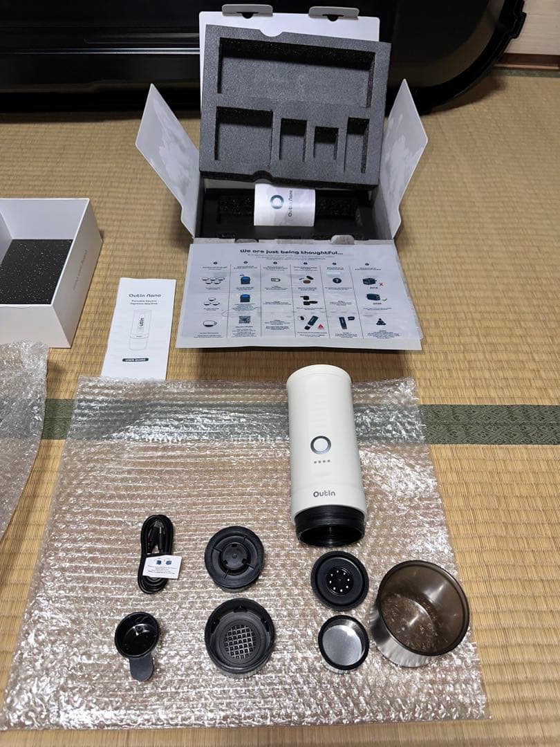 コーヒーメーカー・エスプレッソマシン outin nano + nano basket plus (White)