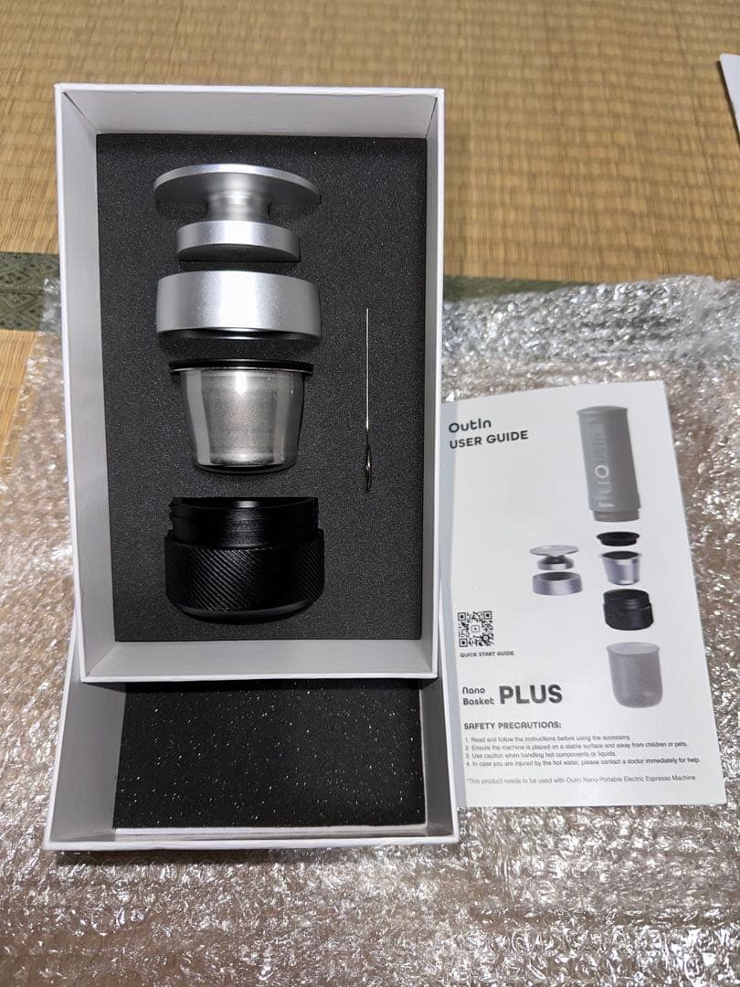 コーヒーメーカー・エスプレッソマシン outin nano + nano basket plus (White)