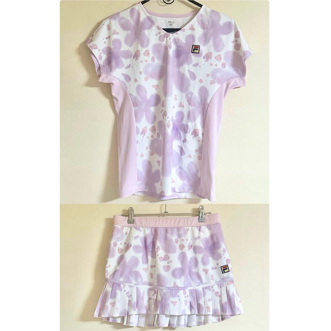 FILA 花柄　テニスウェア Lサイズ