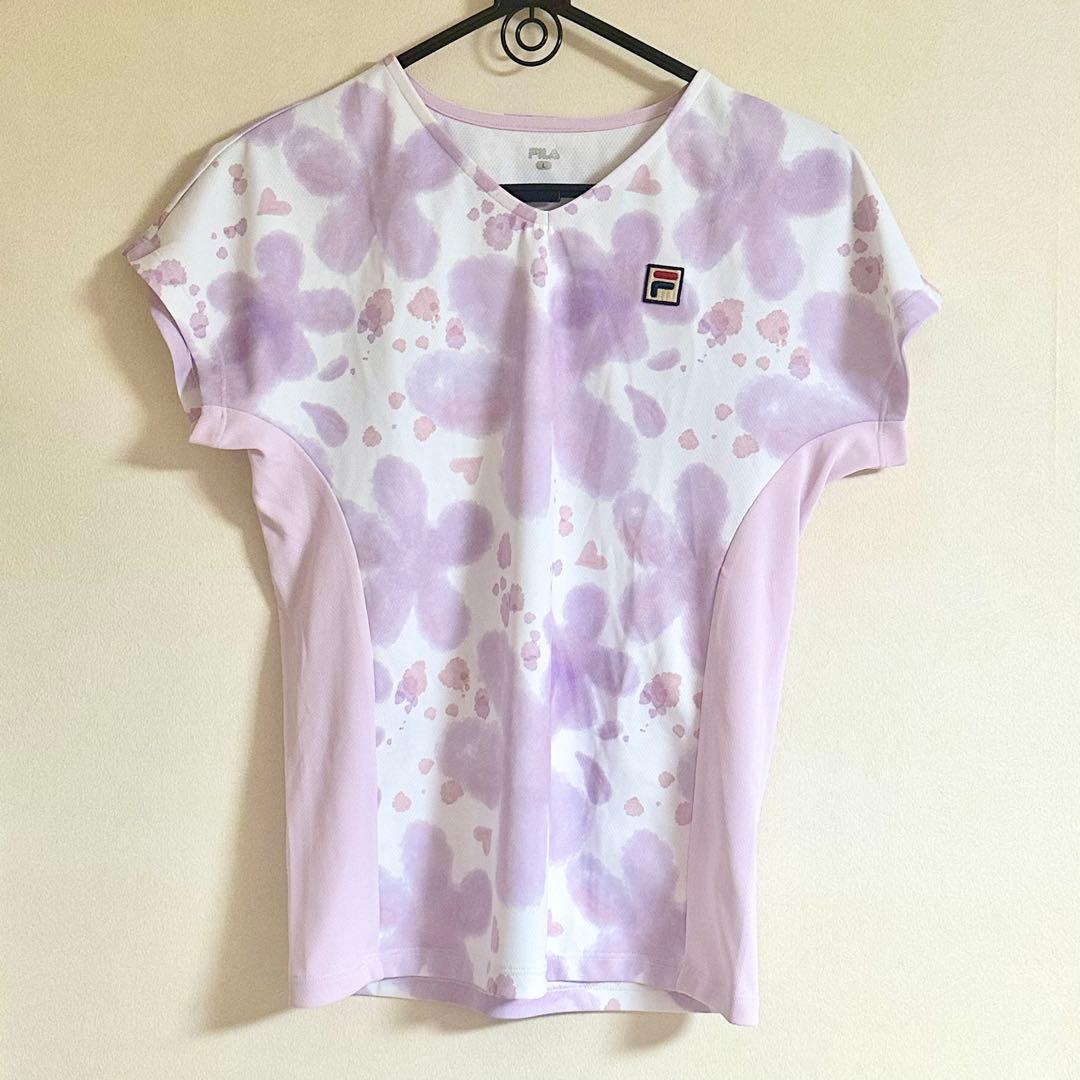 FILA 花柄　テニスウェア Lサイズ