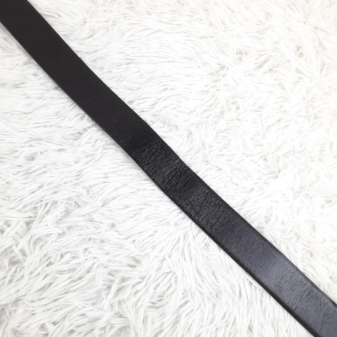 美品◎ドルチェ&ガッバーナ D&G レザーベルト サークルバックル イタリア製