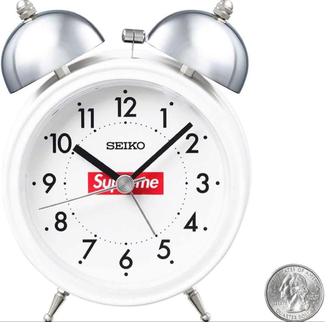 Supreme ®/ Seiko Mai Alarm Clock WHITE