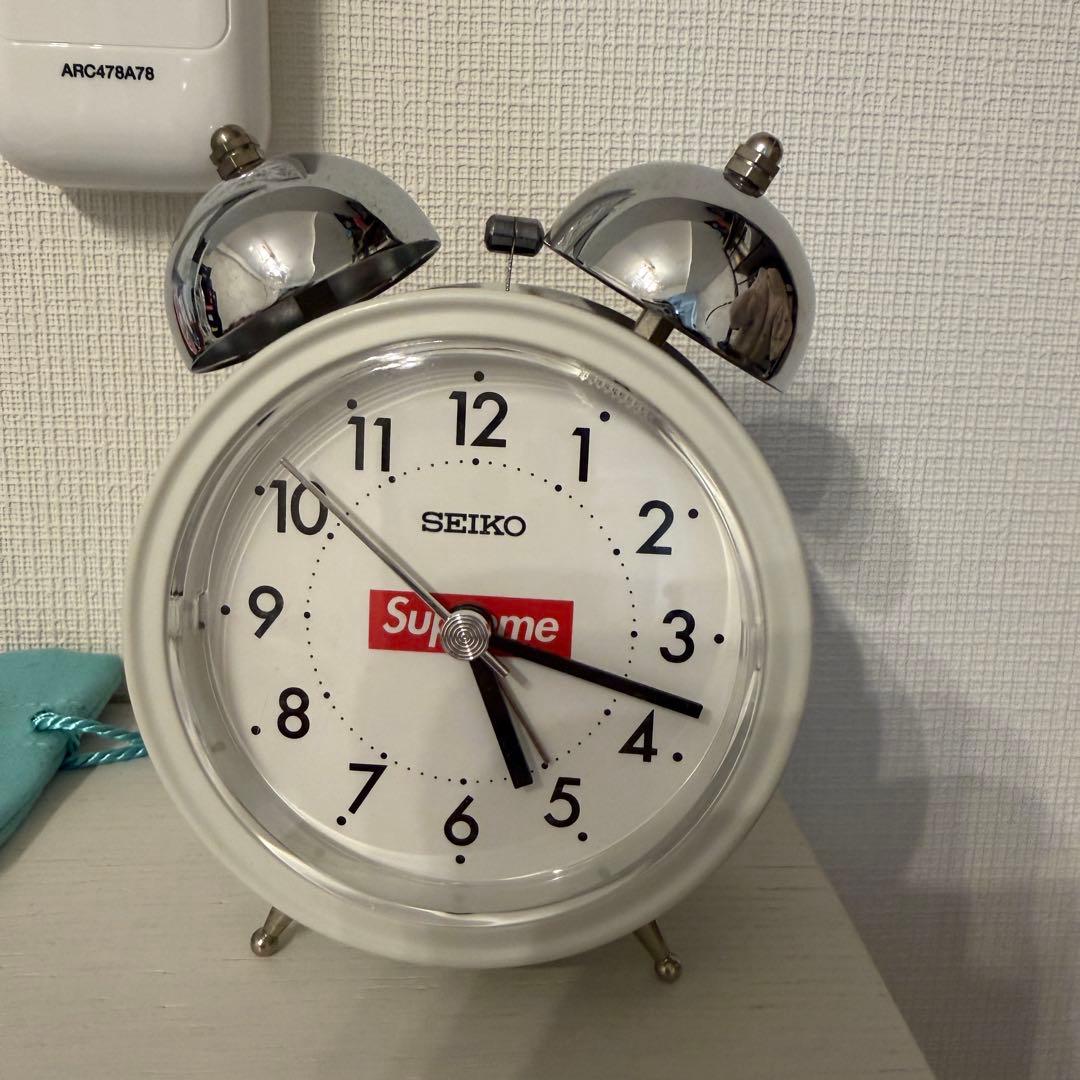 Supreme ®/ Seiko Mai Alarm Clock WHITE