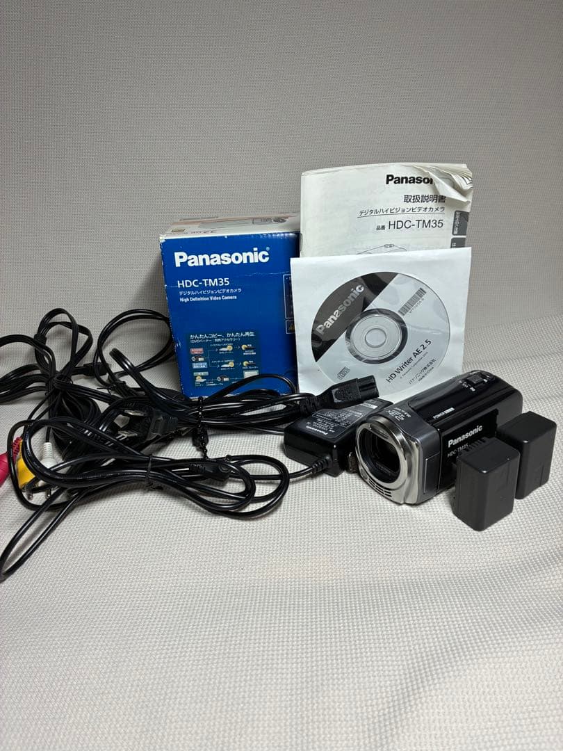 Panasonic HDC-TM35 ビデオカメラ 本体　グレー