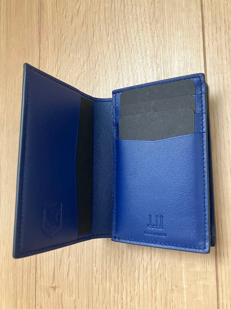 未使用 ダンヒル サッカー日本代表 JFA公式 レザー カードケース 名刺入れ