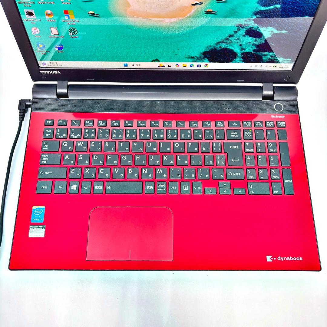 ノートパソコン Corei7 新品SSD office Windows11 A6