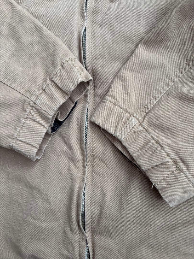 00s stussy スウィングトップ　ブルゾン　ベージュ　ステューシー　XL