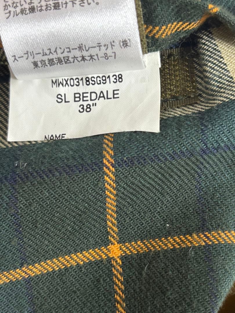 美品　Barbour バブアー　ビデイルsl ライナー付き　38