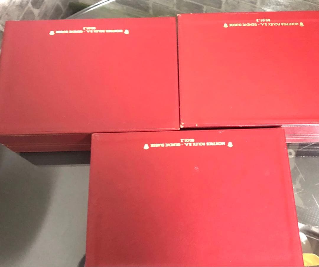 ロレックス　時計ケース　花柄刺繍　希少、ギャランティ